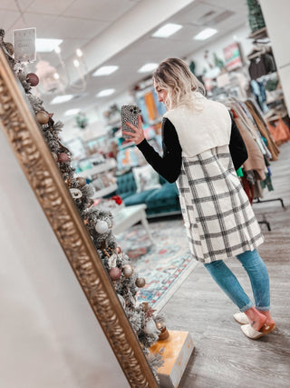 Chill Of The Night Sherpa Vest - Bray and Em Boutique