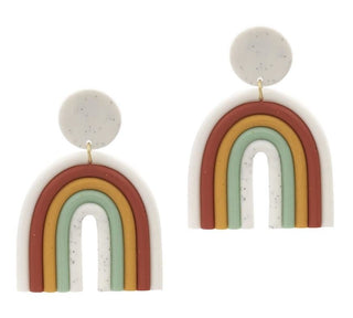 Clay Rainbow Earrings - Bray and Em Boutique