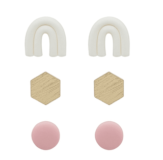 Clay Stub Earrings - Bray and Em Boutique