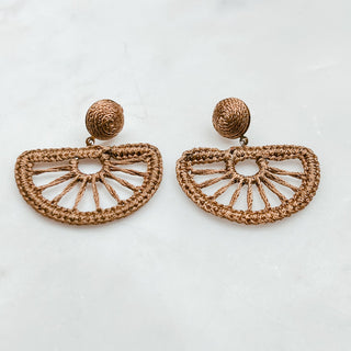 Coastal Vibe Fan Earrings - Bray and Em Boutique