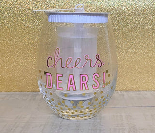 CONFETTI WINE GLASS - Bray and Em Boutique