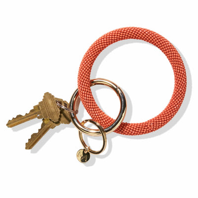 Seed Bead Key Ring - Solid Collection