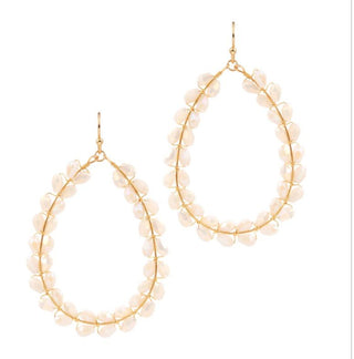 Crystal Arrow Teardrop Earrings - Bray and Em Boutique
