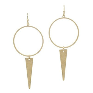 Daggar Hoop Earrings - Bray and Em Boutique