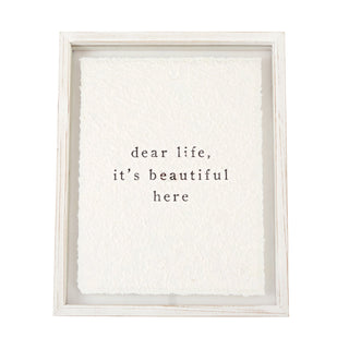 Dear Life Glass Plaque - Bray and Em Boutique
