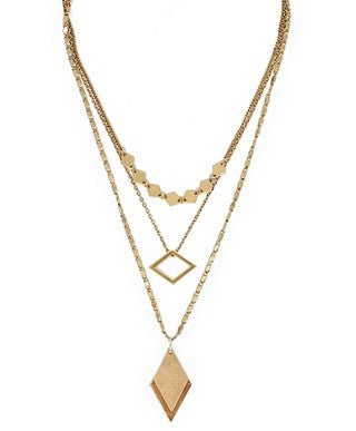 Diamond Shape Necklace Set - Bray and Em Boutique