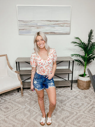Ditsy Diva Bodysuit - Bray and Em Boutique