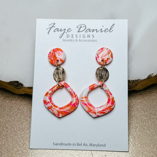Double Drop Diamond Stud Earrings - Bray and Em Boutique