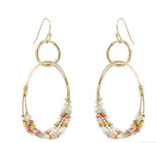Double Layered Crystal Earrings - Bray and Em Boutique