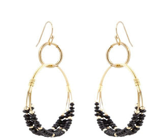 Double Layered Crystal Earrings - Bray and Em Boutique