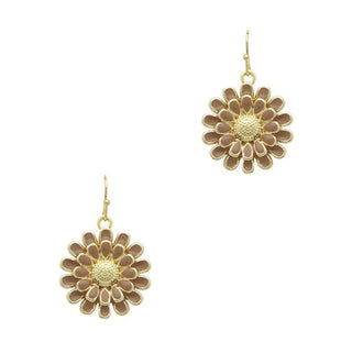 Double Layered Flower Earrings - Bray and Em Boutique