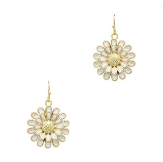 Double Layered Flower Earrings - Bray and Em Boutique