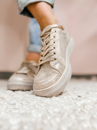 Down Time Metallic Sneaker - Bray and Em Boutique