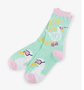 Wake The Duck Up Socks