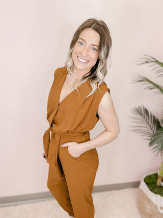 Ease Along Jumpsuit - Bray and Em Boutique