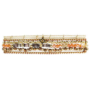 Marquet Ellen- Elegant Wrap bracelet with Charm