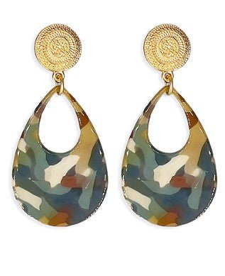 Embossed Coin Earrings - Bray and Em Boutique