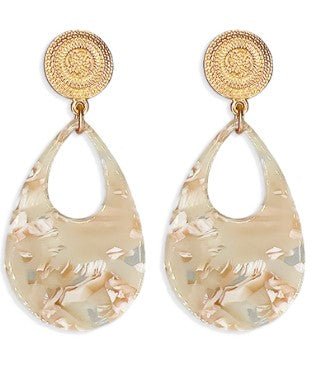 Embossed Coin Earrings - Bray and Em Boutique