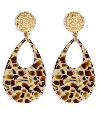 Embossed Coin Earrings - Bray and Em Boutique