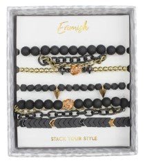 Erimish Bauble Box Bracelet (Set of 5) - Bray and Em Boutique