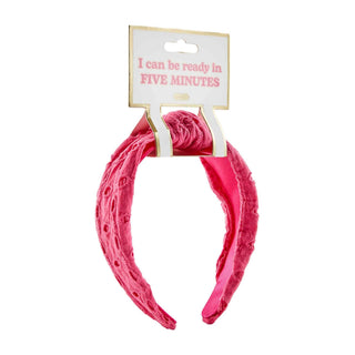 Eyelet Knotted Headband - Bray and Em Boutique
