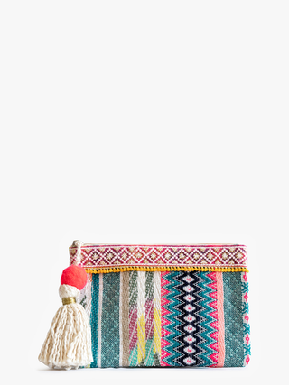 Faith Printed Cotton Pouch