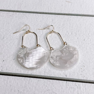 Fan Shaped Earrings - Bray and Em Boutique