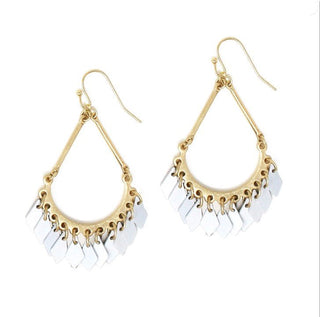 Feather My Teardrop Earrings - Bray and Em Boutique