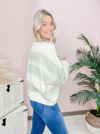 Feel It Still Sage Sweater - Bray and Em Boutique