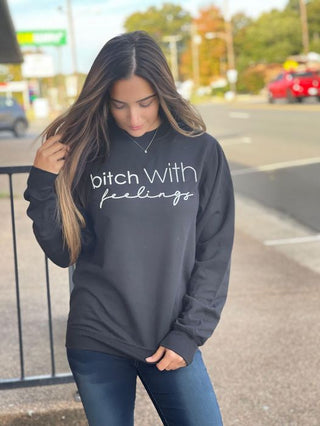 Feelings Sweatshirt - Bray and Em Boutique