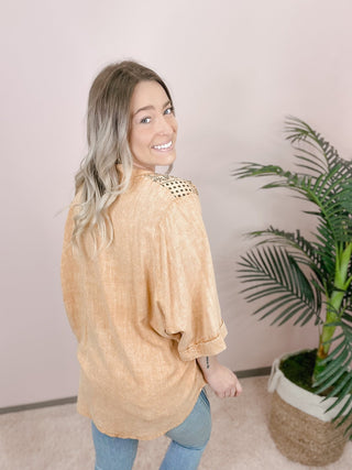 FINAL SALE Easel: Mineral Wash Cardigan - Bray and Em Boutique