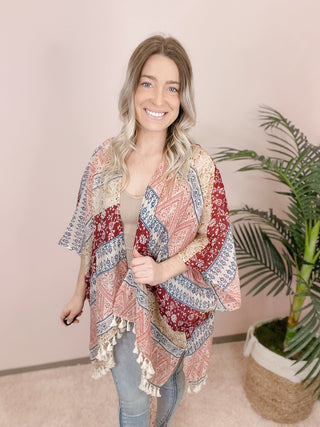 FINAL SALE Easel: Tassel Bottom Duster - Bray and Em Boutique
