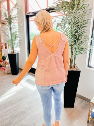 FINAL SALE POL: Stud Trim Tank - Bray and Em Boutique