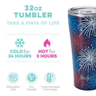 SWIG Fireworks Tumbler (32oz)