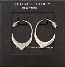 Flowing Down Hoop Earrings - Bray and Em Boutique