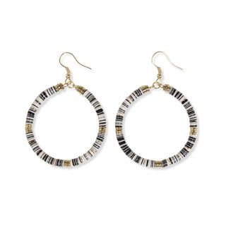 Fonda Sequin Bead Hoop Earring - Bray and Em Boutique