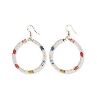 Fonda Sequin Bead Hoop Earring - Bray and Em Boutique