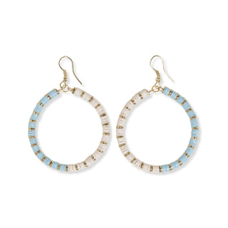 Fonda Sequin Bead Hoop Earring - Bray and Em Boutique