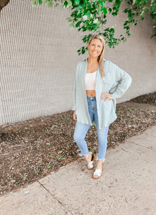 Forever On My Mind Shirt Dress - Bray and Em Boutique