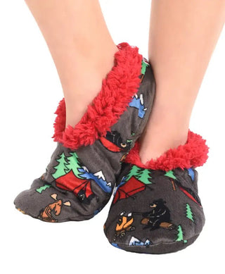 Fuzzy Feet Slippers - Bray and Em Boutique