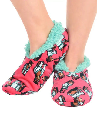 Fuzzy Feet Slippers - Bray and Em Boutique