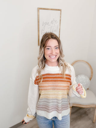 Genuine Article Balloon Sleeve Sweater - Bray and Em Boutique