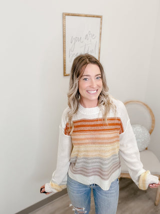 Genuine Article Balloon Sleeve Sweater - Bray and Em Boutique