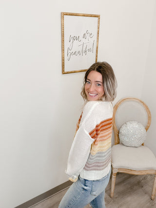 Genuine Article Balloon Sleeve Sweater - Bray and Em Boutique