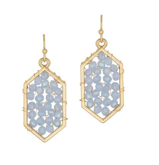 Geometric Beaded Earrings - Bray and Em Boutique