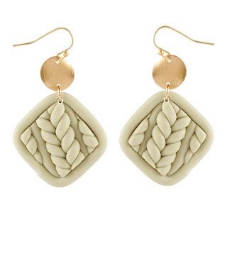 Geometric Clay Earrings - Bray and Em Boutique