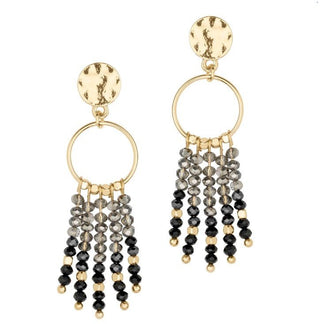 Glass Beaded Bar Earrings - Bray and Em Boutique