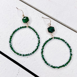 Glass Teardrop Earring - Bray and Em Boutique