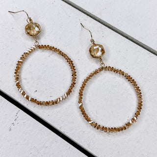Glass Teardrop Earring - Bray and Em Boutique