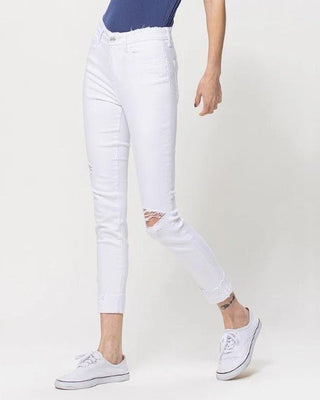 Hailey High Rise - Optic White - Bray and Em Boutique